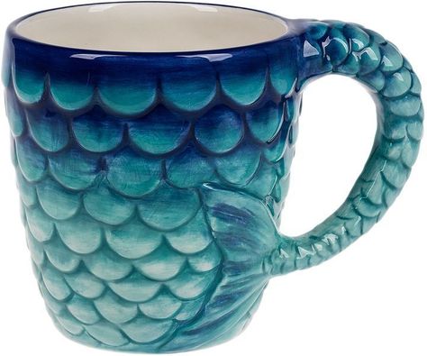 Mermaid Tail Mug too cute #affiliate #mermaid #mugs #coffee #tea #homedecor #home #kitchen #mug #mermaidmug #cup #beachdecor Mermaid Coffee Mug, Mermaid Mug Ceramics, Mermaid Ceramics, Mermaid Mug, Mermaid Stuff, Mermaid Kisses, Mermaid Mugs, Mermaids And Mermen, Mermaid Life