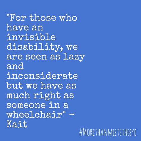 Join the cause!!! #MoreThanMeetsTheEye - raising awareness of #invisibledisabilities ❤️ Invisible Disabilities, Justice Quotes, Hashimotos Disease, Spoonie Life, Physical Disabilities, Invisible Illness, Learning Disabilities, Toilets, Chronic Pain