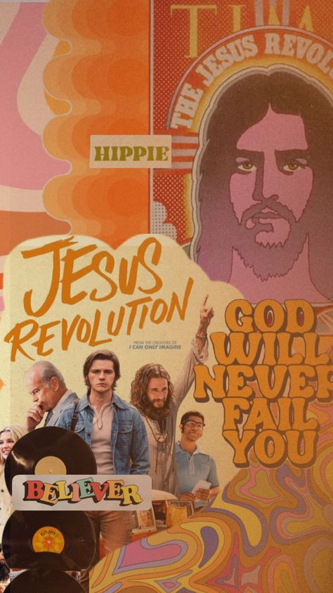 yall! i just watched this FINALLY for the first time because it just got added to Netflix. PLEASEEE go check it out if you haven’t yet . it has changed me. it’s called Jesus Revolution. love you❤️ Hippie Christian, Jesus Revolution, Revolution Poster, Revolution Art, Christian Iphone Wallpaper, Jesus Videos, Bible Verse Background, Christian Images, In Christ Alone