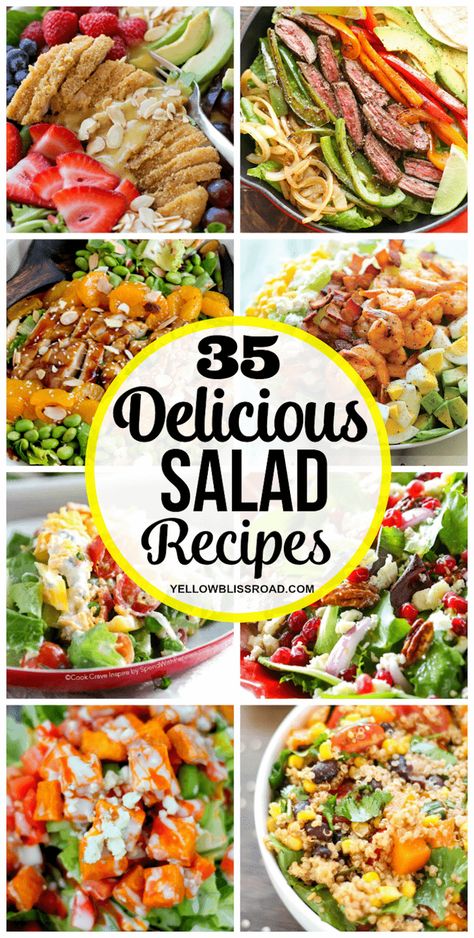 Delicious Salad Recipes, Diner Recept, Hearty Salads, Type Of Person, Best Salad Recipes, Yummy Salad Recipes, Colorful Salads, Noodle Salad, Greek Salad