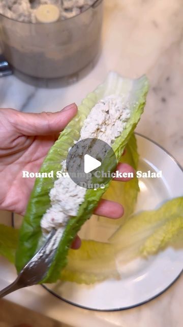 Nicole Berrie on Instagram: "Creamy Chicken Salad aka Round Swamp dupe! Been tinkering with this one and it came out sooo good. So easy too, comes together in literal minutes. Summer classic made Bonberi style obv 😉 recipe in my substack 🥬🥬" Chicken Farm, Creamy Chicken, Chicken Salad, Salad, Easy Meals, Chicken, Things To Come