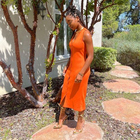 Marsai Martin on Instagram: “🍊” Marsai Martin Outfit, Marsai Martin, Pretty Brown Eyes, Boss Outfit, Black Actresses, Fasion Outfits, Black Celebrities, Baddie Hairstyles, Outfit Casual