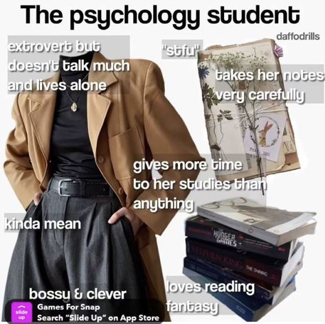 Psychologist Career Aesthetic, Criminology Student Lookbook, Psych Degree Aesthetic, Psychology Major Aesthetic Outfits, Psychology Academia Aesthetic, Psychology Student Aesthetic Outfit, Psychology Dark Academia Aesthetic, Psych Major Aesthetic Outfit, Forensic Psychologist Outfit