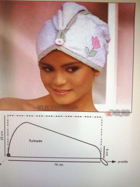 Hair Towel Pattern, Pola Topi, Projek Menjahit, Sewing Easy Diy, Hat Patterns To Sew, Sewing Tutorials Clothes, Sewing Crafts Tutorials, Fashion Sewing Tutorials, Small Sewing Projects