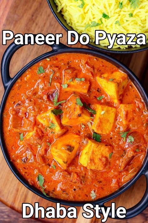 Paneer Do Pyaza Recipe - Dhaba Style | Bhuna Paneer 2 Pyaza Gravy Paneer Do Pyaza Recipe, Paneer Sabji, Paneer Gravy Recipe, Paneer Curry Recipes, Curry Soup Recipes, Butter Masala Recipe, Paneer Curry, Paneer Makhani, Cardboard Organizer