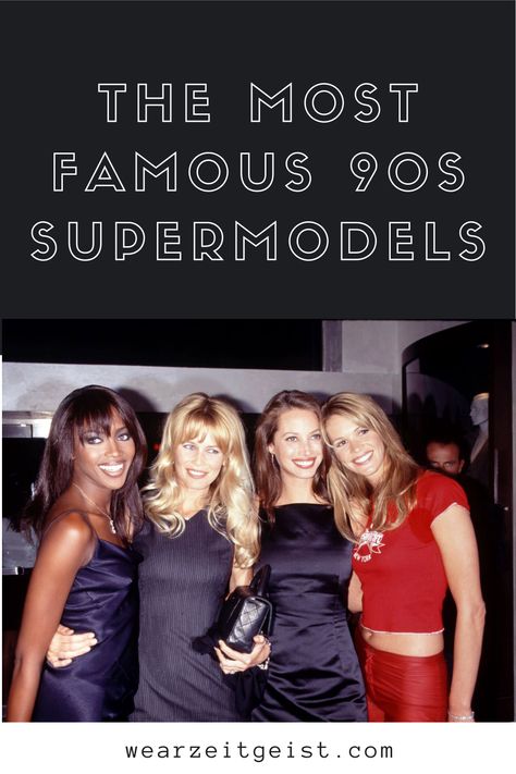 The 1990s are often referred to as the Era of the Supermodel, thanks to famous models like Tyra Banks, Kate Moss, Christy Turlington, and Naomi Campbell. Peep our list of famous 90s supermodels every 90s fashion lover should know. Though today's celebrity model squad often draws comparisons to The Trinity and the Big Six of the 90s, these OG supermodels were in a league of their own. The Big Six Supermodels, 90’s Supermodel, Tyra Banks 90s, Supermodels 90s, 90s Catwalk, Christy Turlington 90s, Kate Moss And Naomi Campbell, Models 90s Supermodels, Kate Moss And Naomi