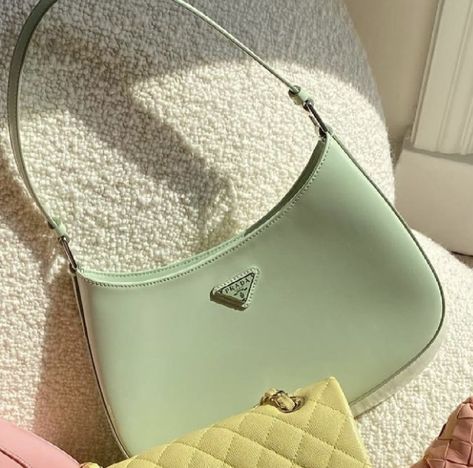 Prada Green, Going Green, Green Bag, Go Green, Old Money, Saddle Bags, Sage Green, Prada, Fashion Inspo