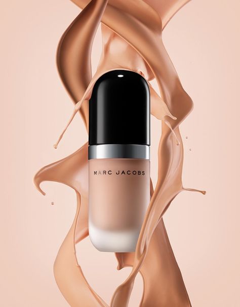 Marc Jacobs Cosmetics Foundation | Magnus Cramer - Cosmetics and Texture Photographer Foundation Photography, Men Cosmetic, Ysl Cosmetics, Brown Foundation, Laura Mercier Foundation, Photography Still Life, It Cosmetics Foundation, Cosmetics Photography, Texture Photography