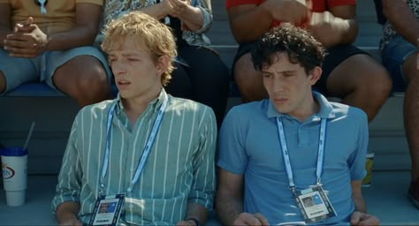 Art Donaldson & Patrick Zweig in Challengers (2024) Luca Guadagnino, Pretty Movie, Career Inspiration, Movie Shots, Blonde Guys, Film Stills, Movie Art, Movie Scenes, Movies Showing