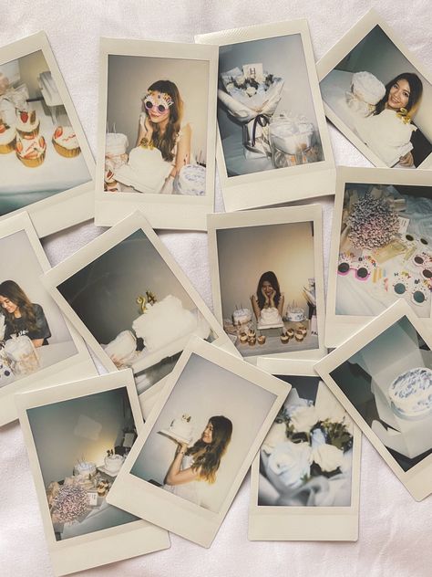 Birthday Polaroids Aesthetic, Birthday Picture Ideas Polaroid, My Birthday Photography, Birthday Polaroid Ideas, Birthday Polaroid Pictures Aesthetic, Polaroid Bday Pics, Birthday Cute Pics, Birthday Polaroid Aesthetic, Birthday Film Aesthetic