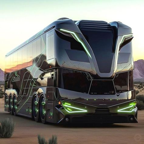 Luxury bus Futuristic Bus, Modern Mobile Home, Luxury Caravans, Modern Mobile Homes, Audio Mobil, Travel Trailer Living, Future Concept Cars, Бмв X3, Concept Vehicles Sci Fi