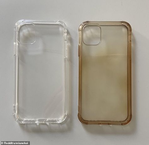 How To Customize Clear Phone Cases, Cleaning A Clear Phone Case, Best Phone Cases Design, Clear Phone Case Cleaning Hack, How To Clean Iphone Case, How To Clean A Transparent Phone Case, Ideas For Transparent Phone Cases, What To Put In The Back Of A Clear Case, Yellow Phone Case Ideas