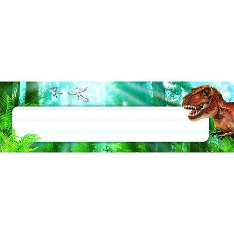 DISCOVERING DINOSAURS DESK TOPPERS Desk Toppers, Classroom Name Tags, Notebook Labels, Desk Name Tags, Truck Icon, Name Tag Design, Dinosaur Pictures, Classroom Labels, School Labels