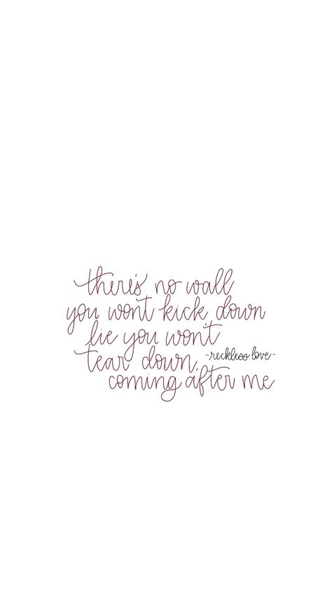 Reckless love  There is no wall you won’t lock down no lie you won’t tear down coming after me Reckless Love Of God Wallpaper, Reckless Love Of God, Reckless Love, No Lie, Love Of God, Our Savior, Tear Down, Let You Down, God First