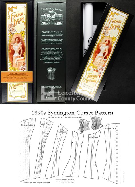 Make A Corset, Style Corset, Corset Pattern, Dress History, Figurative Artwork, Drop Down List, French Design, A Pattern, Corsets