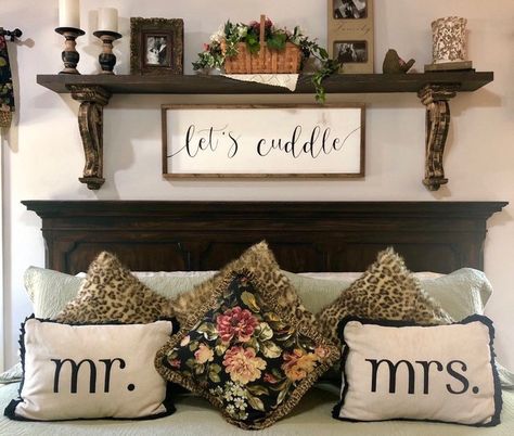 Sign Above Bed, Above Bed Wall Decor, White Interior Paint, Decor Above Bed, Bed Wall Decor, House Remodeling, Family Wood Signs, Bedroom Signs, Fredericksburg Va