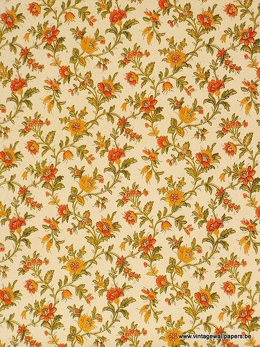 Vintage Wallpapers, Wallpaper Calculator, Vintage Pieces, Calculator, Modern Style, Floral Pattern, Lips, Wallpapers, Orange