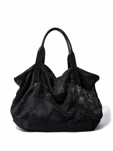 Rick Owens - mesh bag Rock Chic Style, Woven Beach Bag, Statement Bags, Luxury Clothes Men, Damir Doma, Books And Music, Rick Owens Drkshdw, Music Shop, Cool Guy