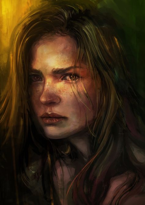 untitled. by theokids.deviantart.com on @DeviantArt Character With Scar On Face, Brown Hair Character Design, Brown Hair Female, Fantasy Brown, Angry Women, Short Dark Hair, Female Elf, Girl With Brown Hair, Colorful Oil Painting