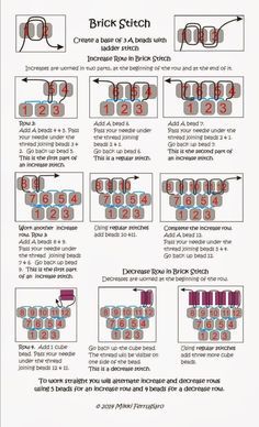 Strawberry Earring, Brick Stitch Tutorial, Seed Bead Jewelry Patterns, Seed Bead Crafts, Bead Weaving Tutorials, Beaded Earrings Tutorials, Beaded Earrings Diy, Brick Stitch Earrings, Beaded Bracelets Tutorial