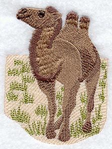 Bactrian Camel design (A4480) from www.Emblibrary.com Camel Embroidery, Camel Craft, Bactrian Camel, Christmas Pageant, Freestanding Lace Embroidery, Holiday Flower, Christmas Nativity Scene, Dog Shop, Halloween Animals