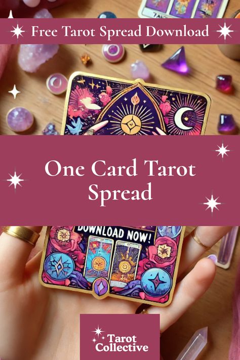 Unlock the secrets of the universe with our exclusive Free One Card Tarot Spread Download! 🌌✨ Perfect for daily insights, this powerful tool is just a click away. Visit tarot-collective.com to dive into your tarot journey today! 🔮💫 #Tarot #TarotReading #FreeDownload #TarotCollective #DailyGuidance #SpiritualJourney One Card Tarot Spread, Tarot Spreads Career, King Of Swords Tarot, 3 Card Tarot Spread, One Card Tarot, Strength Tarot, Wands Tarot, Daily Tarot Reading, Cups Tarot