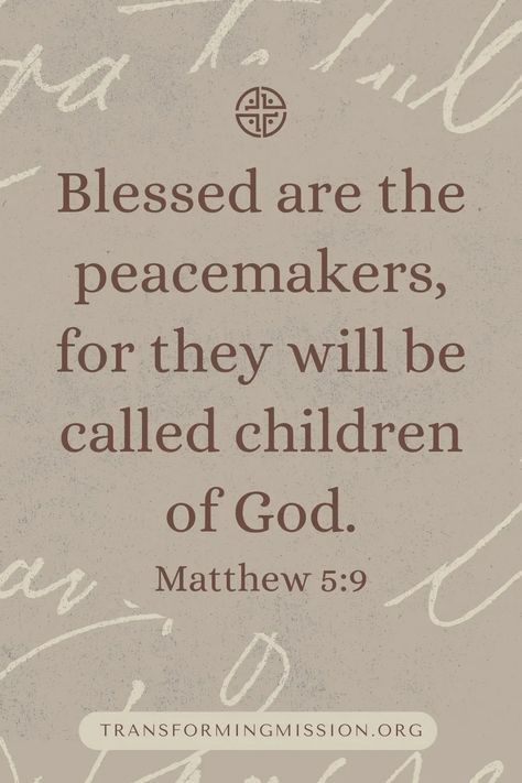 Happy Birthday Christian Quotes, Yeshua Quotes, Be A Peacemaker, Matthew Scriptures, Matthew Bible, Blessed Are The Peacemakers, Yw Lesson, Hope In Jesus, God Heals