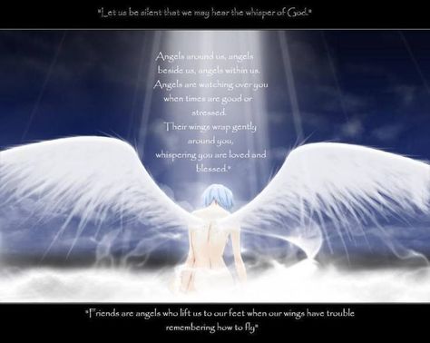 "Angels around us, Angels beside us, Angels within us. Angels are watching over you, when times are good or stressed. Their wings wrap gently around you, whispering you are loved and blessed." ✨ — Angel Blessing ✨ Angel In Heaven Quotes, Yorkshire Rose, Angel Quotes, I Believe In Angels, Angel Wallpaper, Neon Evangelion, Angels Among Us, Rei Ayanami, Angels In Heaven