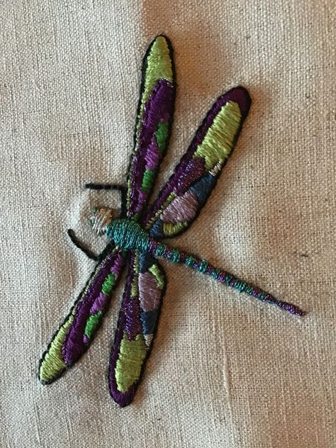 Embroidery Bugs, Dragonfly Embroidery Design, Bug Embroidery, Dragonfly Embroidery, Gift For My Sister, Bugs Embroidery, Clothes Embroidery Diy, Diy Embroidery Designs, Hand Embroidery Projects