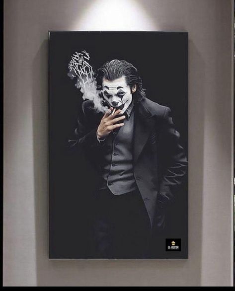 Mens Wall Art Decor, Bedroom Decor For Men Wall Art, Canvas Art For Men, Mens Wall Decor, Wall Art Men, Men Wall Art, Wall Art For Men, Joker Wall Art, Joker Canvas