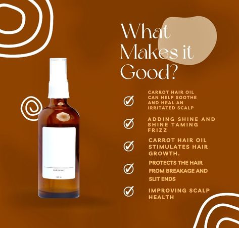 Hair growth , nourishment and shine Carrot Oil For Hair Growth, Carrot Oil For Hair, Carrot Oil, Carrots Oil, Oil For Hair Growth, Oil For Hair, Scalp Health, Stimulate Hair Growth, For Hair Growth