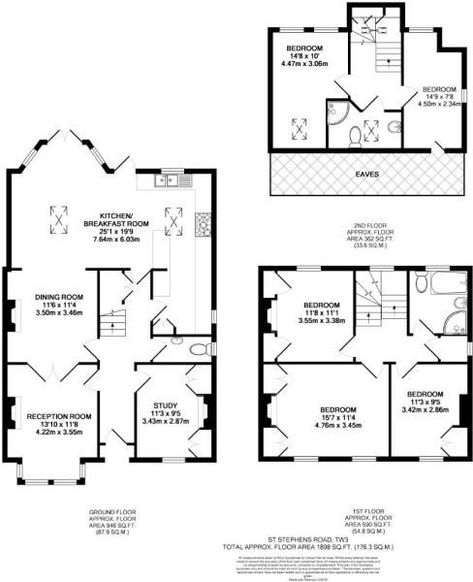 Double Fronted House, Victorian House Floor Plans, Apartment Design Architecture, Edwardian Interiors, Victorian Floor Plans, Apartment Living Room Layout, Architecture Layout, Extension Plans, House Extension Plans