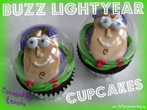 http://thepartyanimal.hubpages.com/hub/Toy-Story-Birthday-Cakes Buzz Lightyear Cupcakes, Cupcakes Toy Story, Toys Story Cake, Lightyear Cupcakes, Toy Story Birthday Cake, Cupcake Toy, Buzz Lightyear Party, Toy Story Cupcakes, Buzz Lightyear Birthday