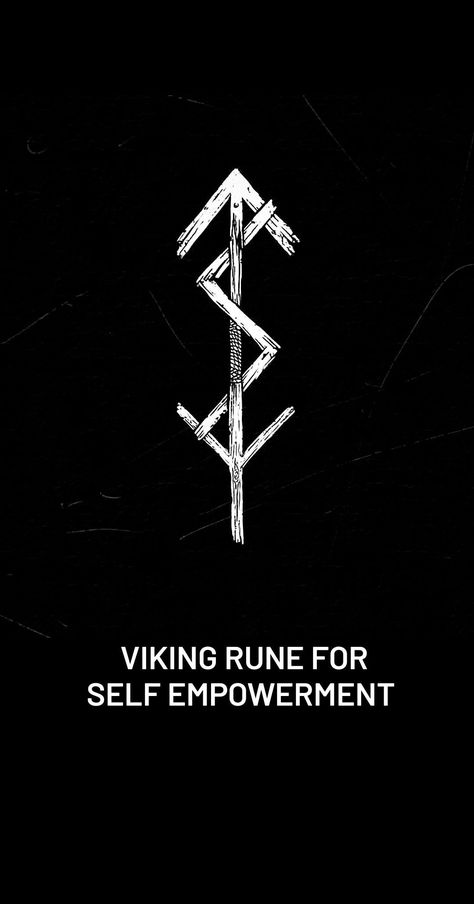 Empower yourself! -  #Empower Check more at https://ifoundaideas.com/tattoo/empower-yourself/ Viking Tattoo Ideas For Men, Runic Tattoo, Viking Symbols And Meanings, Bind Runes, Viking Tattoos For Men, Symbole Tattoo, Meaningful Symbol Tattoos, Simbolos Tattoo, Runes Meaning