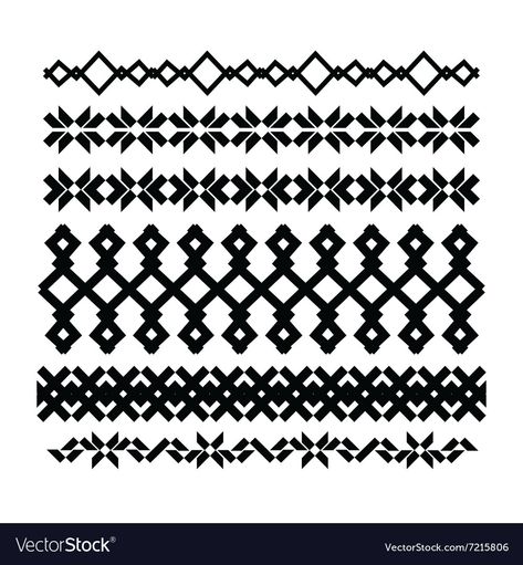 Ajju Bhai, Geometric Wall Stencil, Vector Border, Geometric Design Art, Print Design Art, Textile Prints Design, Geometric Textures, Border Embroidery Designs, Print Design Pattern