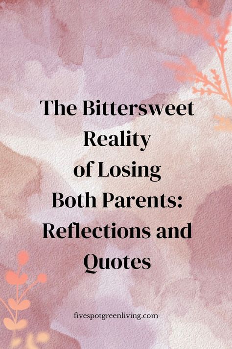 When we lose both parents, it can feel like a bittersweet reality. These poignant quotes help us navigate the complex emotions that come with such a loss. Loss Of Both Parents, Losing Both Parents, Losing Someone Quotes, Losing A Parent, Parents Quotes, Lost Quotes, Detox Tips, Health Living, Natural Health Remedies