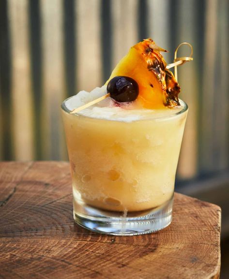 Try Cowboy Colada - Whiskey Piña Colada Recipe | Pendleton Whisky Whiskey Pineapple Cocktail, Pendleton Whiskey Drinks, Cowboy Colada, Cabin Cocktails, Cowboy Cocktails, Western Cocktail, Good Whiskey Drinks, Piña Colada Recipe, Pendleton Whiskey