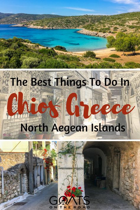 Best Things To Do In Chios | Greek Island Hopping | Where To Stay | What To Eat | Best Beaches In Greece | Perfect Honeymoon Destination | Greece Vacation Itinerary | North Aegean Islands Beaches In Greece, Chios Greece, Greek Islands Vacation, Aegean Islands, Greek Island Hopping, Perfect Honeymoon, Greek Travel, Popular Travel Destinations, Greece Travel Guide