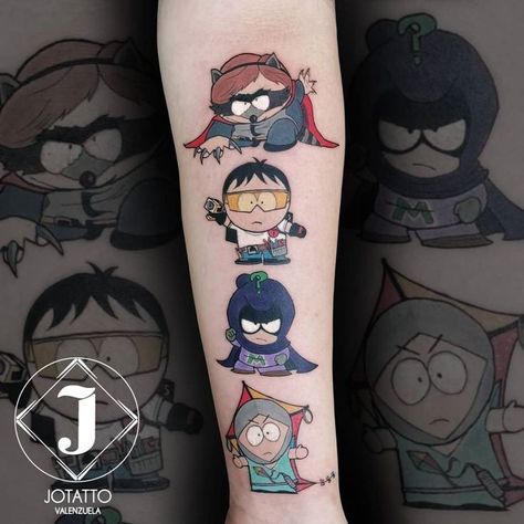 Southpark Tattoo Ideas, Southpark Tattoo, South Park Tattoo, Ship Wheel Tattoo, Kawaii Tattoos, Wheel Tattoo, Small Girly Tattoos, Eric Cartman, Tattoo Art Drawings