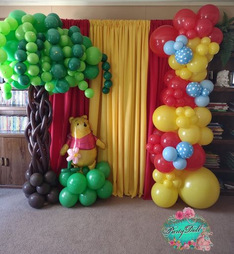 Winnie The Pooh Birthday Party Balloons, Winnie The Pooh Balloon Decoration, Winnie The Pooh Balloons, Winnie The Pooh Decorations Birthday, Pooh Birthday Party Decoration, Winnie The Pooh Balloon Arch, Pooh Birthday Decorations, Winnie The Pooh Balloon, Pooh Balloon