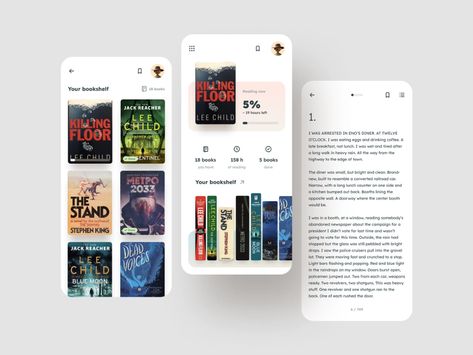 App For Reading Books, Unique Apps, Library App, Ux Inspiration, E Book Reader, App Ideas, Mobile App Design Inspiration, App Design Inspiration, Mobile App Ui