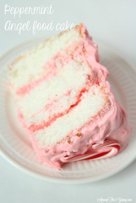 1 hour · Vegetarian · This Peppermint angel food cake is the most simple candy cane dessert you could make this season. You can use a homemade cake, a store bought cake, or a mix - this Peppermint angel food cake is super… #dessertrecipes #angelfood #angelfoodcake #peppermint #peppermintangelfoodcake #peppermintcake #amongtheyoung #christmas #christmasrecipes Valentine's Snacks, Candy Cane Dessert, Angel Food Cake Desserts, Peppermint Dessert, Peppermint Recipes, Peppermint Cake, Peppermint Cheesecake, Blooming Onion, Angel Food Cake Mix Recipes