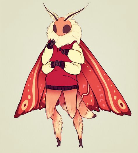 Anthro Moth Oc, Moth Based Character, Bug Person Art, Moth Boy Oc, Moth Person Art, Moth Man Art, Moth Oc Male, Insect Person, Moth Humanoid