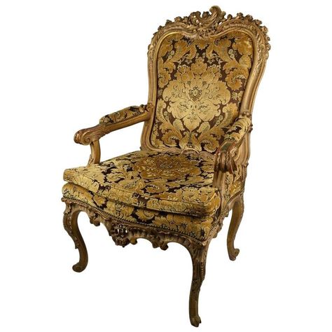 Rococo Armchair, Baroque Chair, French Baroque, Baroque Furniture, Baroque Decor, Most Comfortable Office Chair, Walnut Armchair, Oak Armchair, Italian Baroque