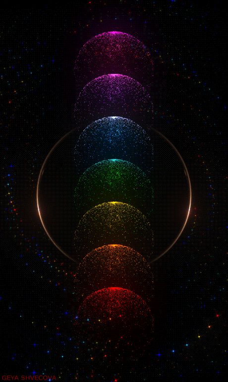 Motion graphics Geya Shvecova / #aesthetic Chakra Aesthetic Wallpaper, Black Light Aesthetic, Chakras Aesthetic, Cool Wallpapers Gif, Gif Wallpaper Aesthetic, Background Design Ideas, Beautiful Background Designs, Dark Blue Art, Gif Wallpapers