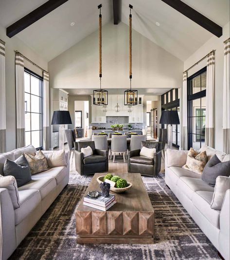 Popular Living Room, Living Room Images, Open Concept Living Room, Interior Remodel, Transitional Living, Transitional Living Rooms, Gorgeous Kitchens, Décor Boho, Stylish Living Room