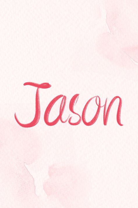 Jason name word typography psd | free image by rawpixel.com / busbus Jason Name, Typography Psd, Word Typography, Biblical Names, Calligraphy Words, Name Wallpaper, Girly Tattoos, Typography Art, Cute Wallpaper Backgrounds