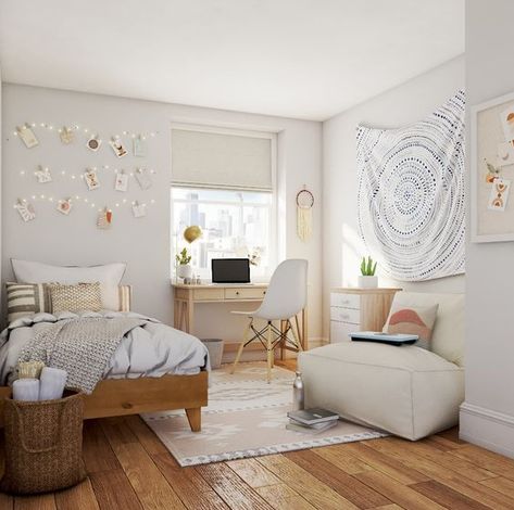 Bedroom Layout – Bed Bath And Beyond Is Helping Remote College Kids Turn Their Childhood Bedrooms Into Dorm-Like Spaces - davidreed.co College Bedroom Decor, Student Bedroom, Ideas Habitaciones, Dorm Style, College Room Decor, Luxe Bedroom, College Dorm Room Decor, Steampunk Decor, College Kids