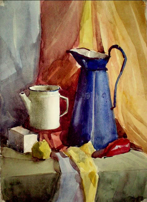 Composition Painting, Oil Pastel Art, Watercolor Ideas, Fruit Painting, 수채화 그림, Still Life Drawing, Watercolor Art Lessons, Indian Art Paintings, Painting Still Life