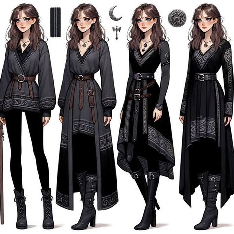 Dungeons And Dragons Outfits, Dnd Outfit Ideas, Dnd Clothing Design, Dnd Outfits Inspiration, Dnd Character Outfits, Leggings Outfits Summer, Solar Punk Fashion, Fantasy Clothing Design, Fantasy Outfits Art